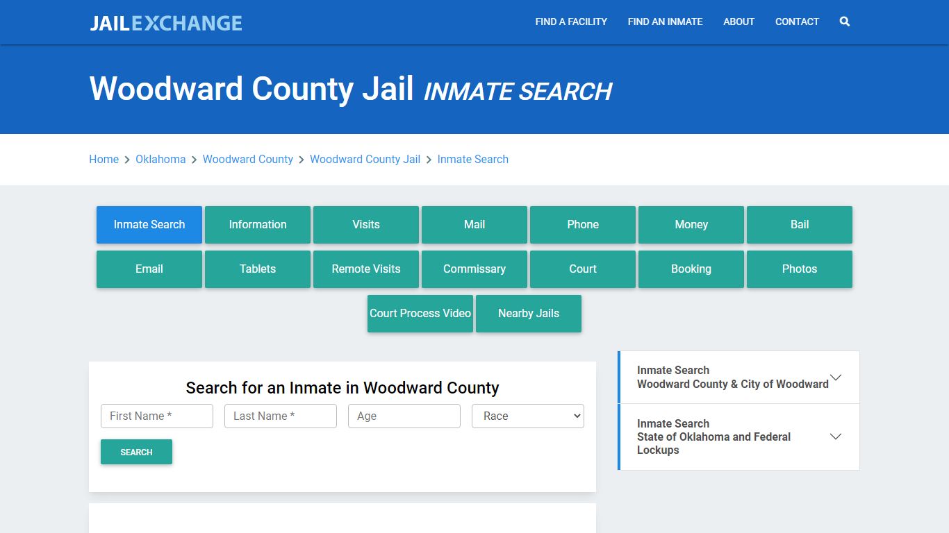 Woodward County Jail, OK Inmate Search: Roster & Mugshots